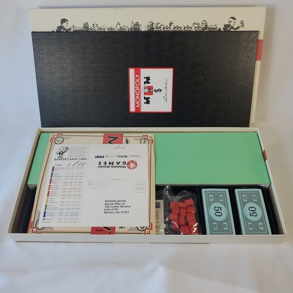Parker Brothers Monopoly 80th Anniversary 1935 -2015 Edition Board Game COMPLETE